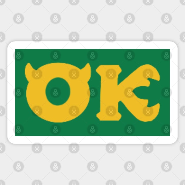 OOZMA kappa Sticker by Hundred Acre Woods Designs